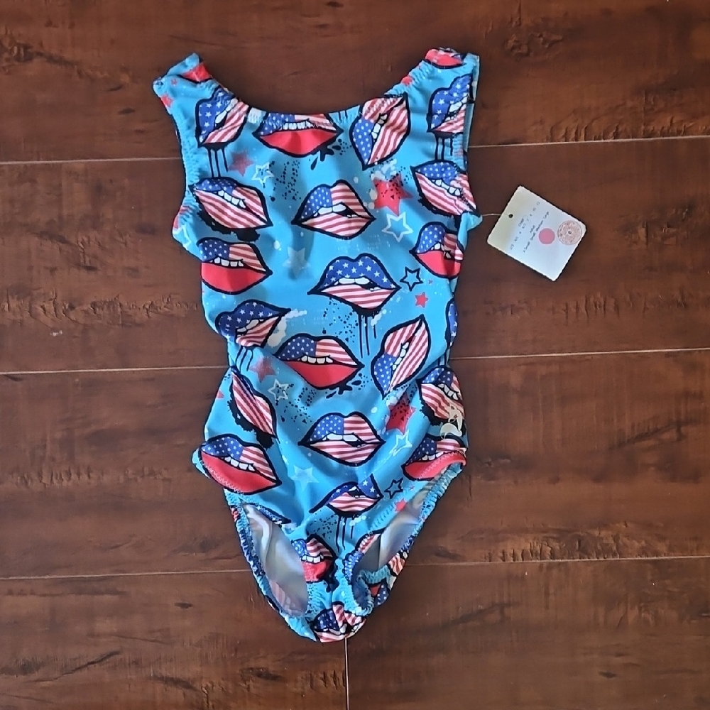 Patriotic Blue Leotard
